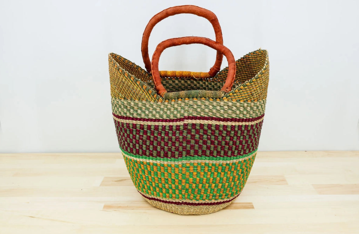 Two handle Ghana market basket