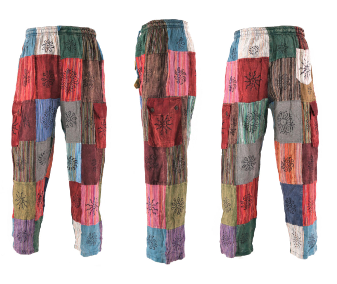 Patchwork pants