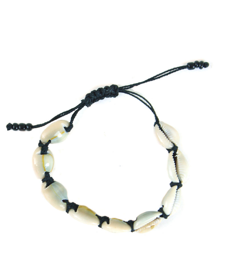 Cowrie shell bracelet