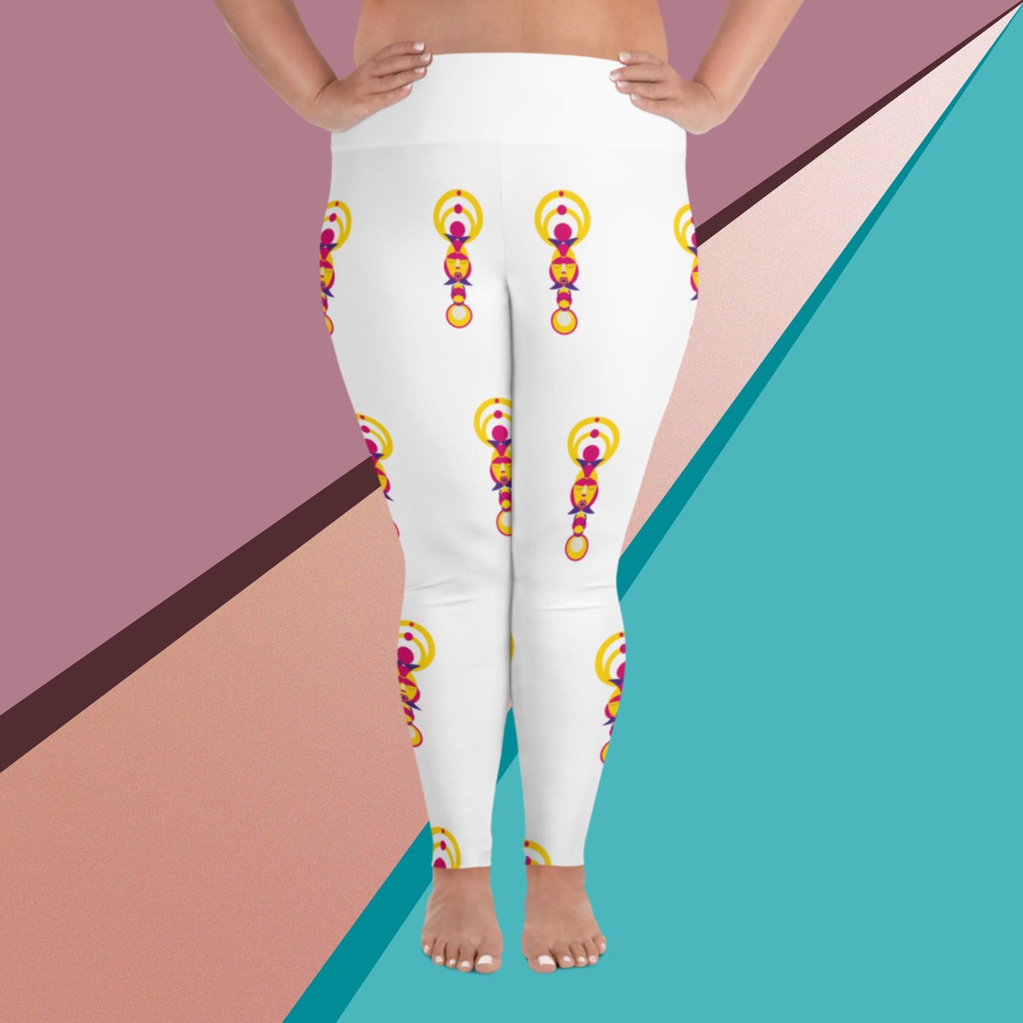 All-Over Print Plus Size Leggings