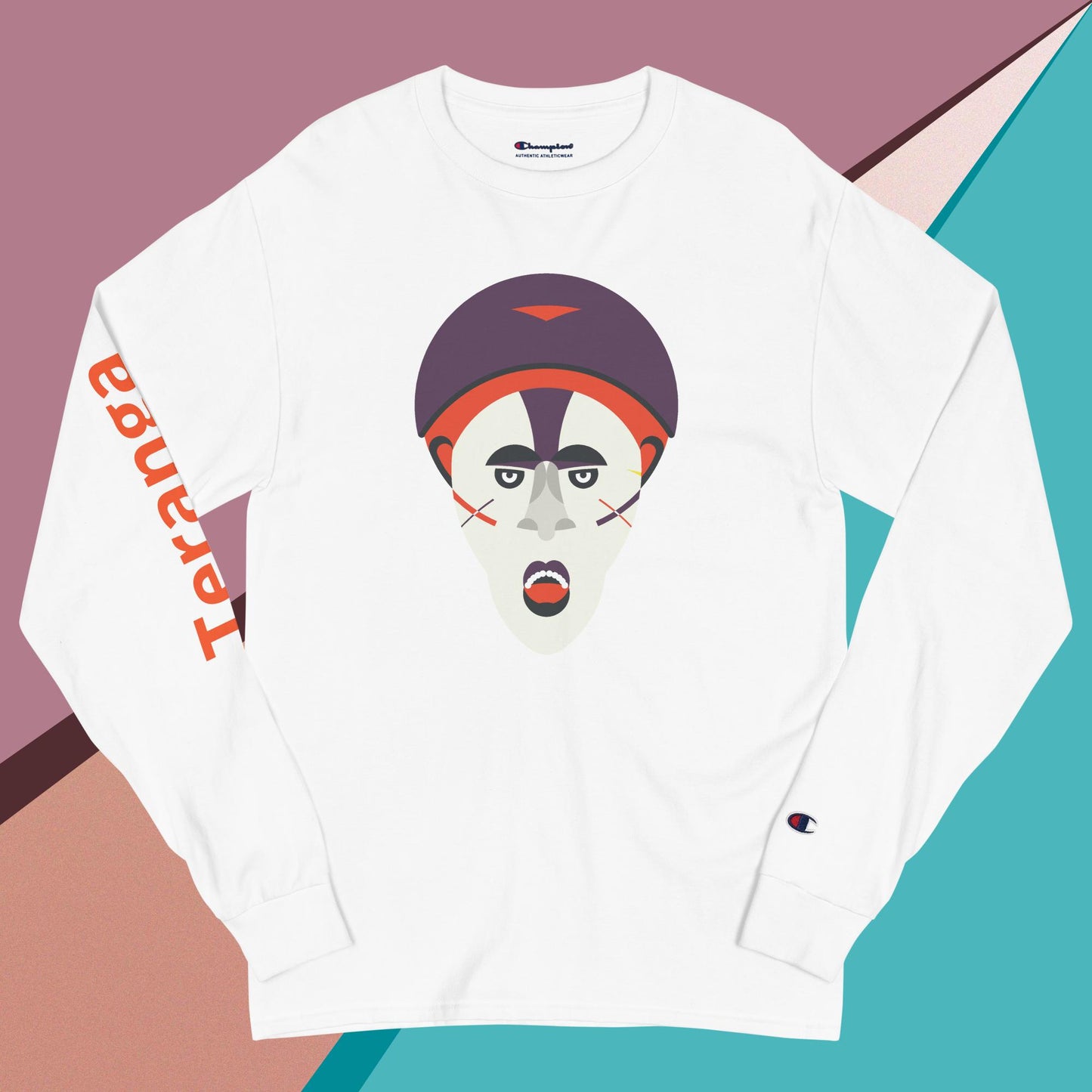 African Inspired Digital Art - Men's Champion Long Sleeve Shirt