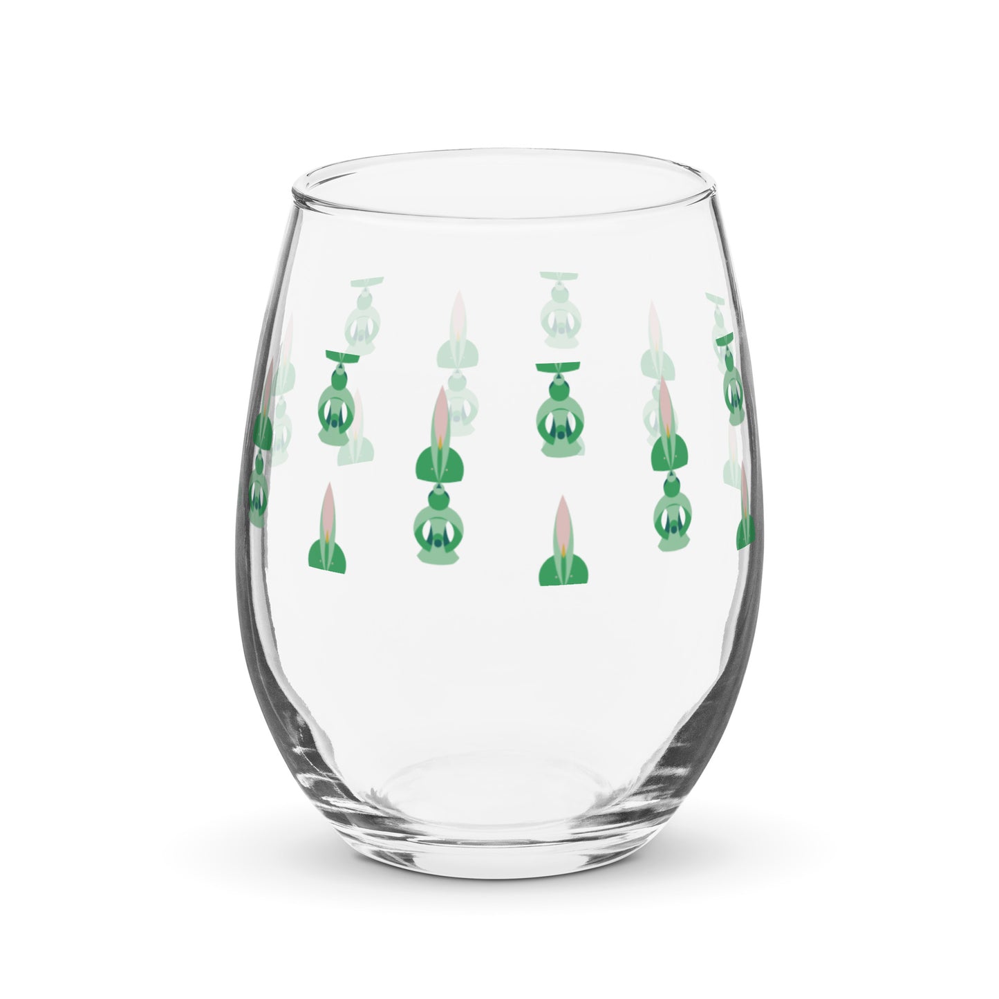 Stemless wine glass