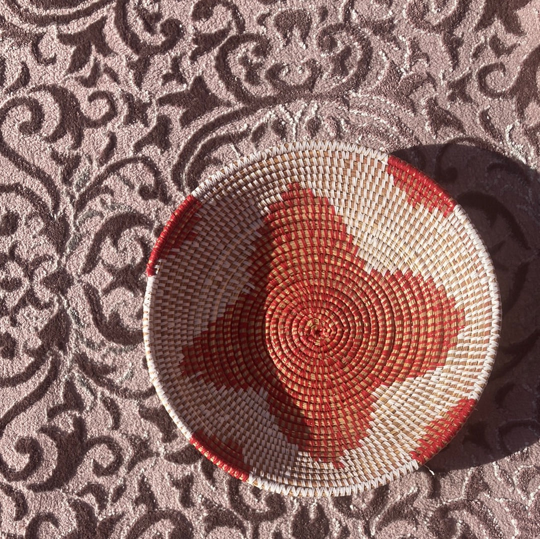 Senegalese woven bowl