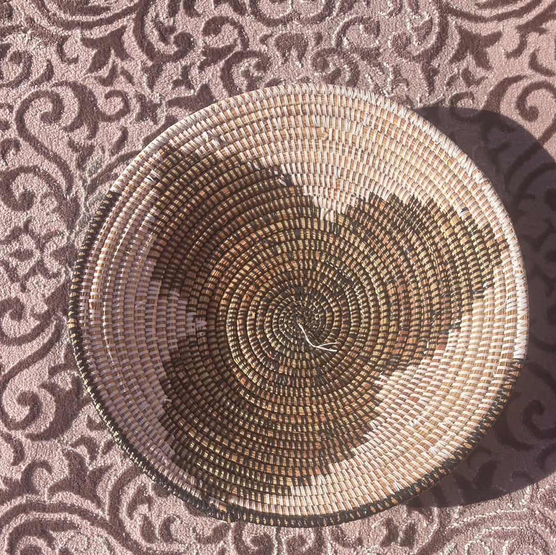 Senegalese woven bowl