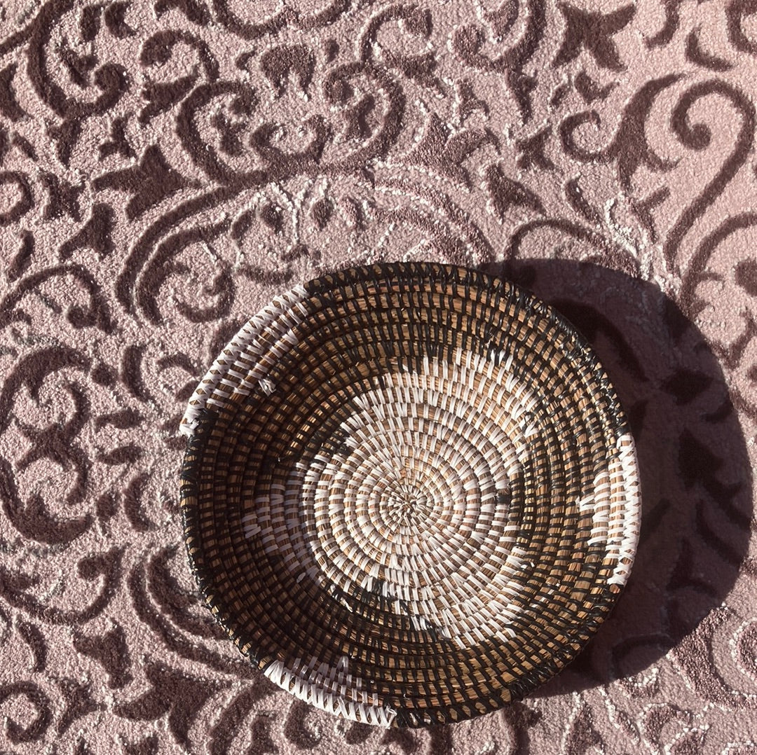 Senegalese woven bowl