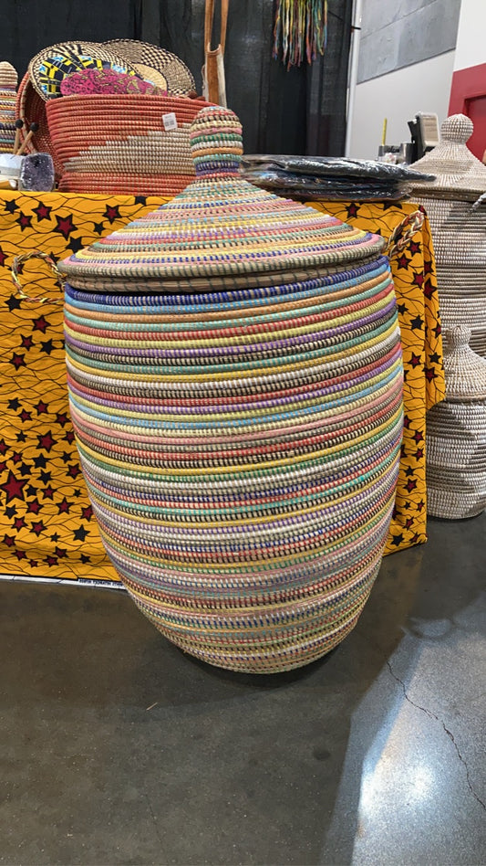 Large Senegalese basket and hamper