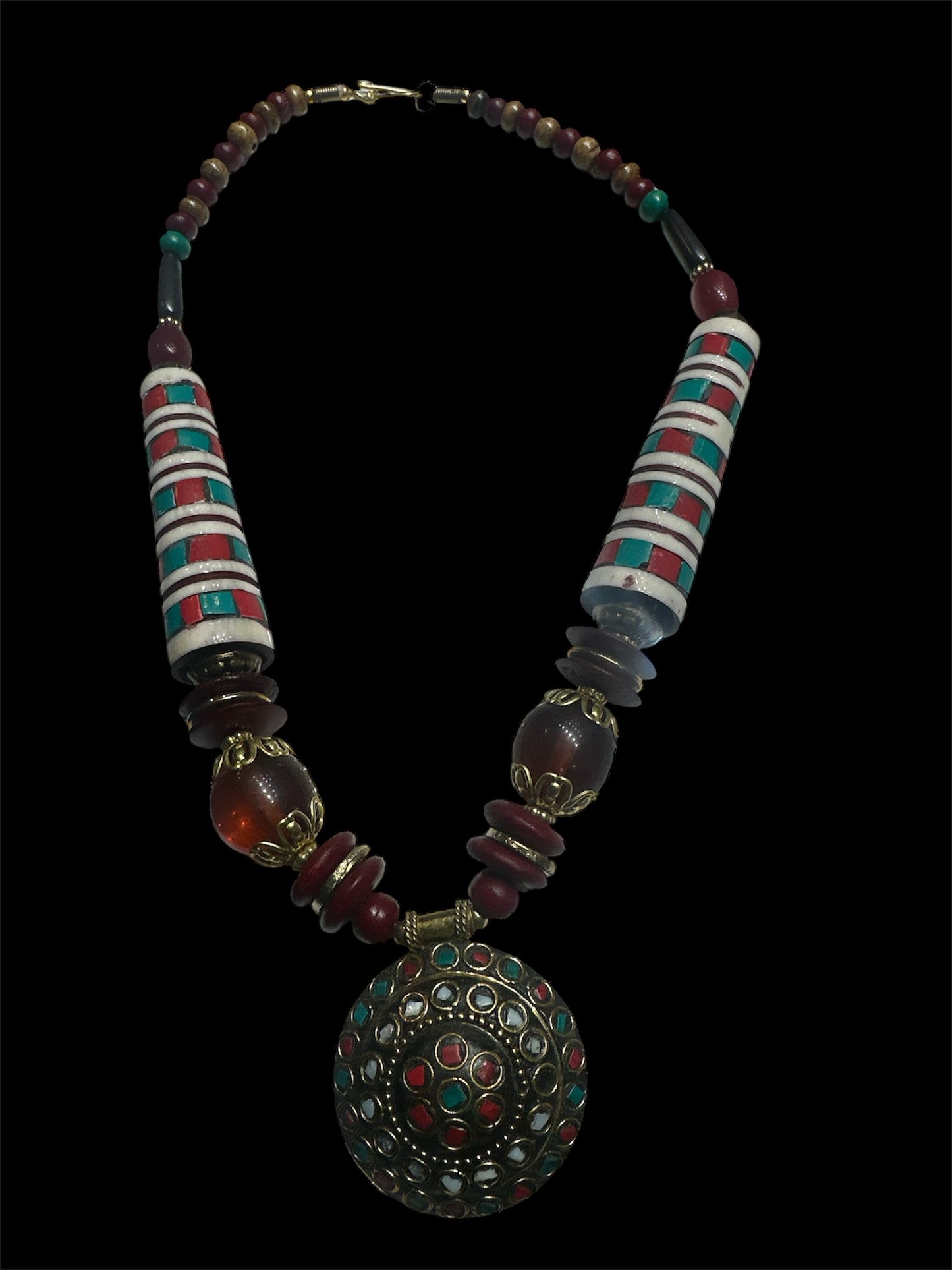 Nomadic Majesty – Handcrafted African Necklace