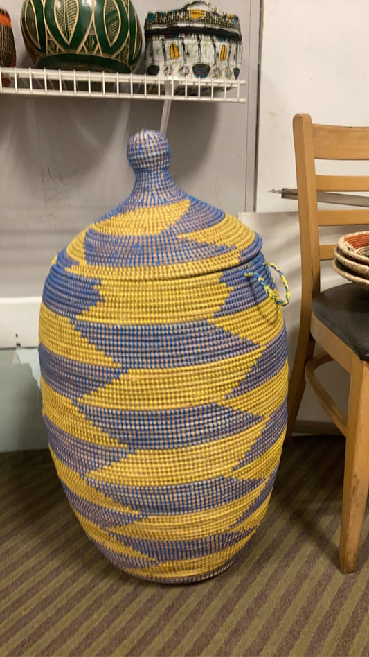 Large Senegalese basket and hamper