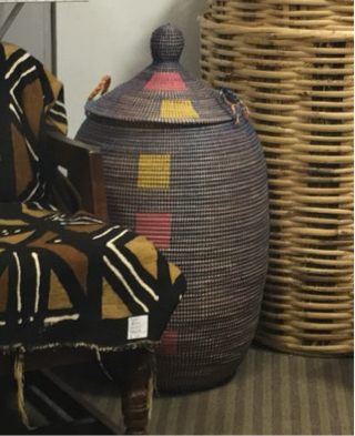 Large Senegalese basket and hamper