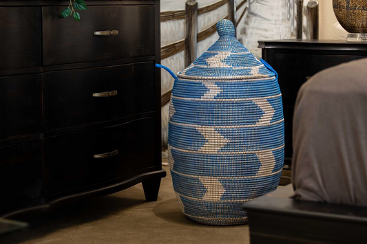 Large Senegalese basket and hamper