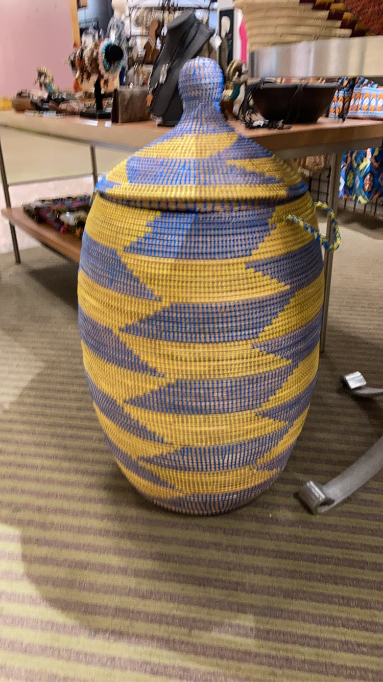 Large Senegalese basket and hamper