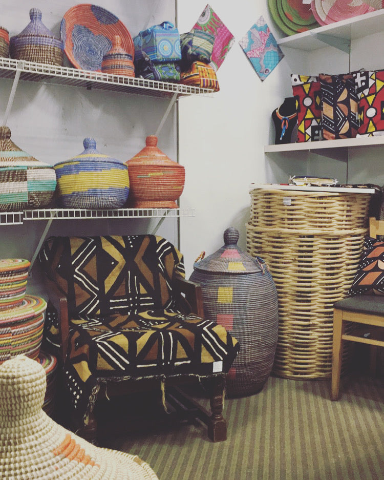 Large Senegalese basket and hamper