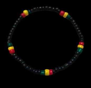 Rasta bracelet 5mm coconut