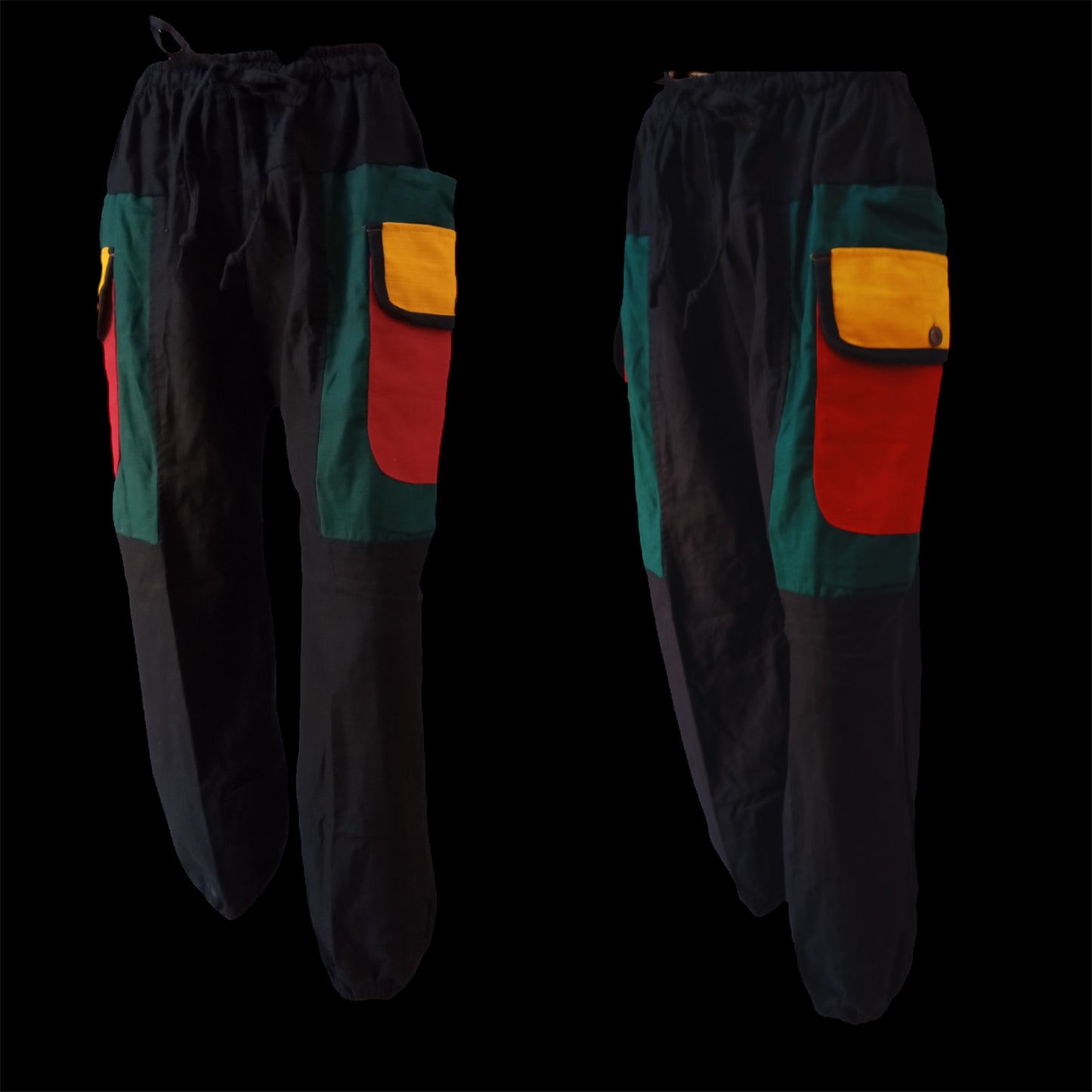 Big pocket cotton rasta pants