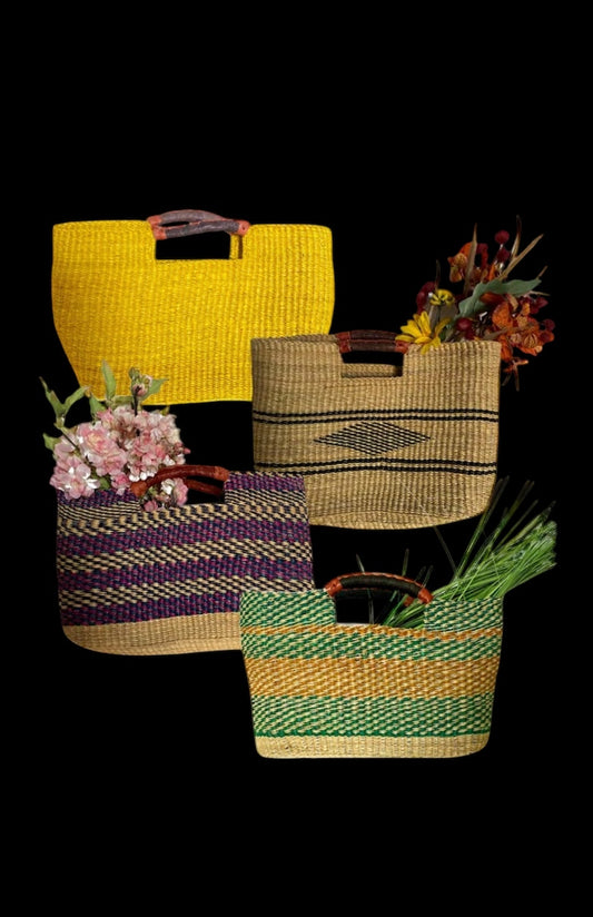 African fancy basket