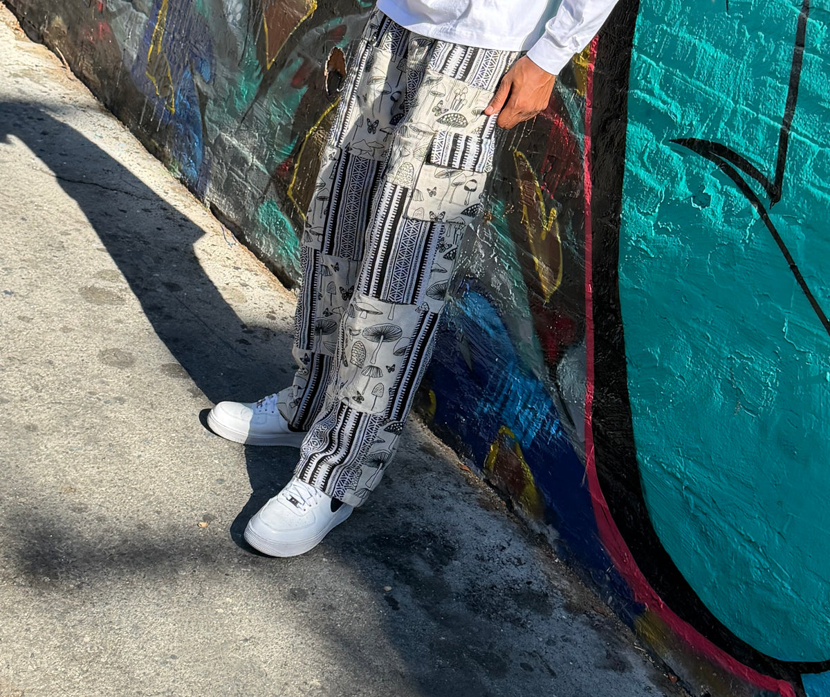 Patchwork pants