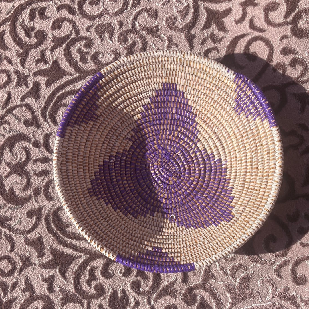 Senegalese woven bowl