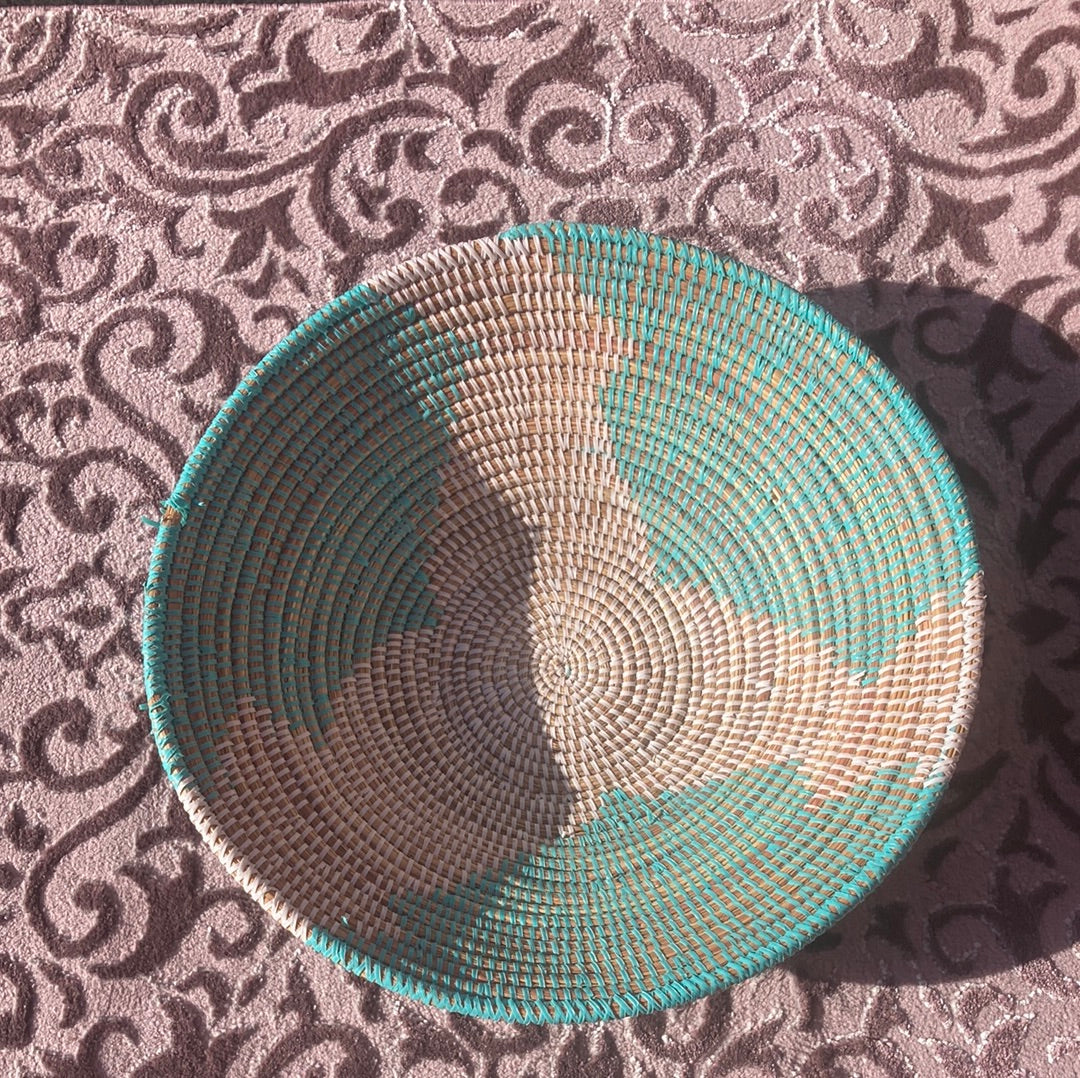 Senegalese woven bowl